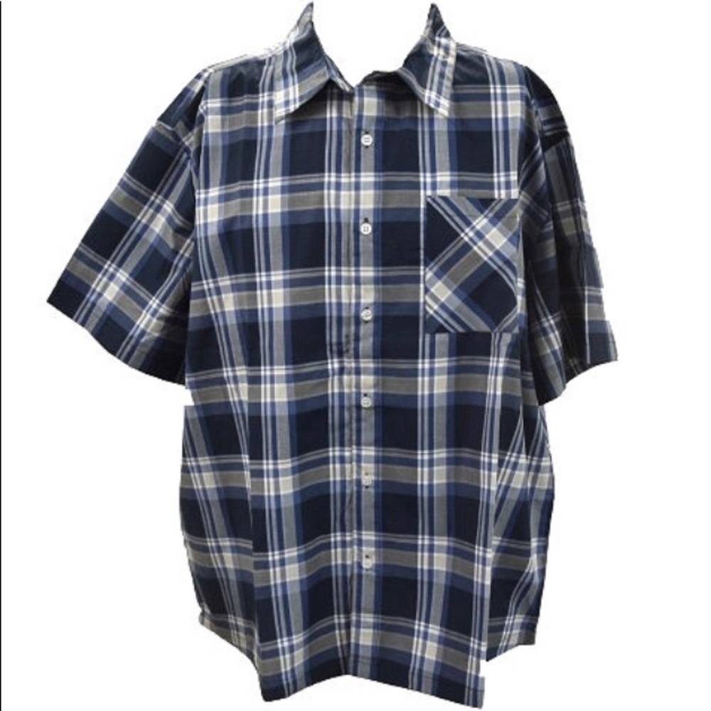 Woodland Creek men’s plaid short sleeve